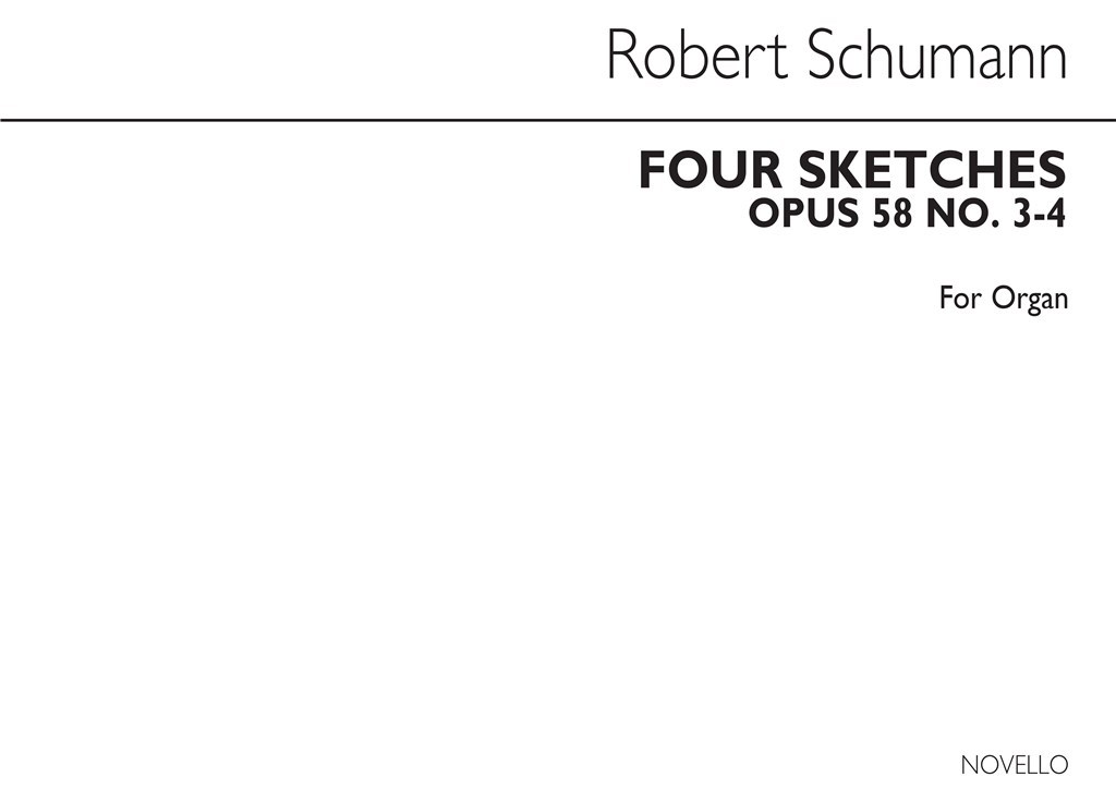 Four Sketches Op58 Nos.3-4 Organ