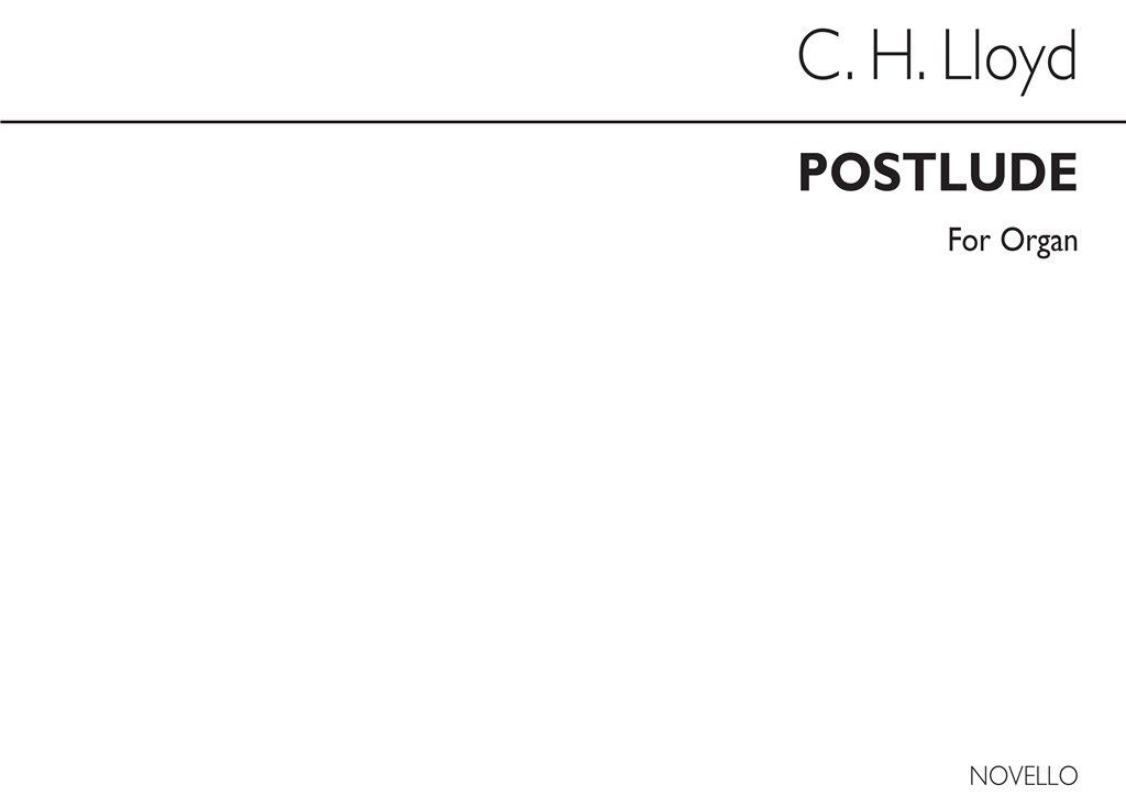 Postlude In E Flat Organ