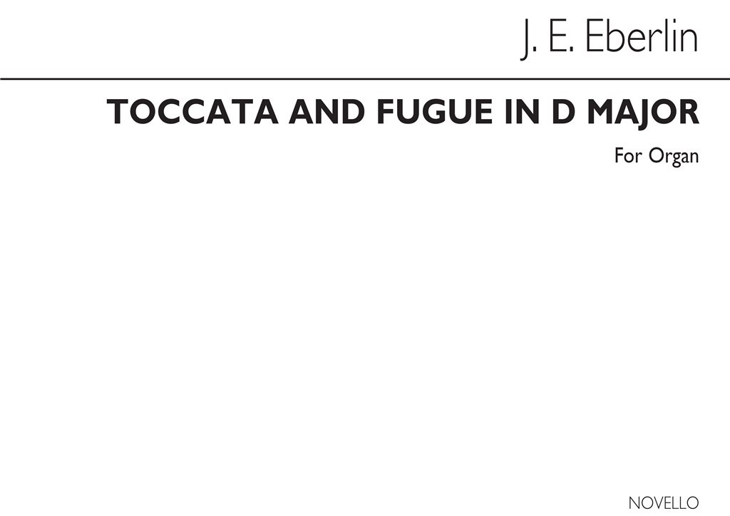 Toccata And Fugue In D Organ