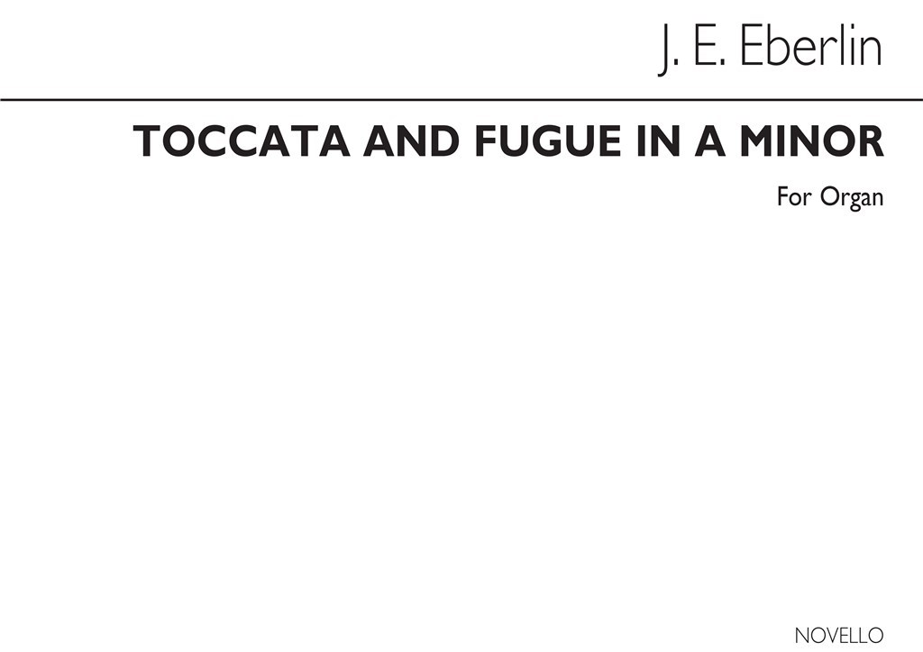 Erebling Toccata And Fugue In D Minor Organ