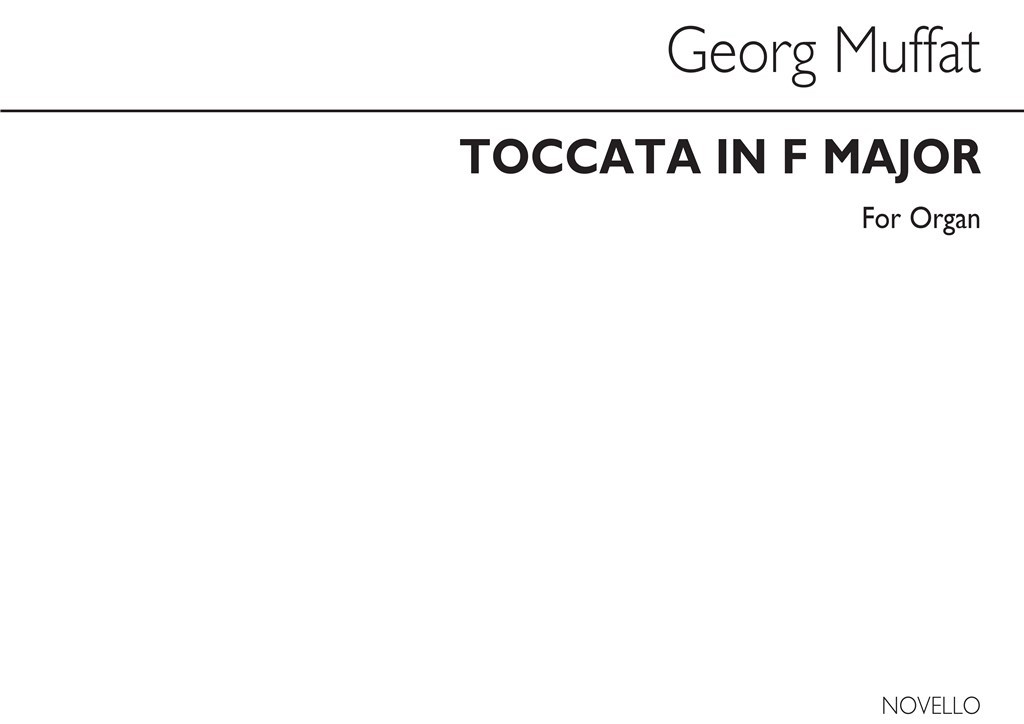 Toccata In F From Apparatus Musico isticus