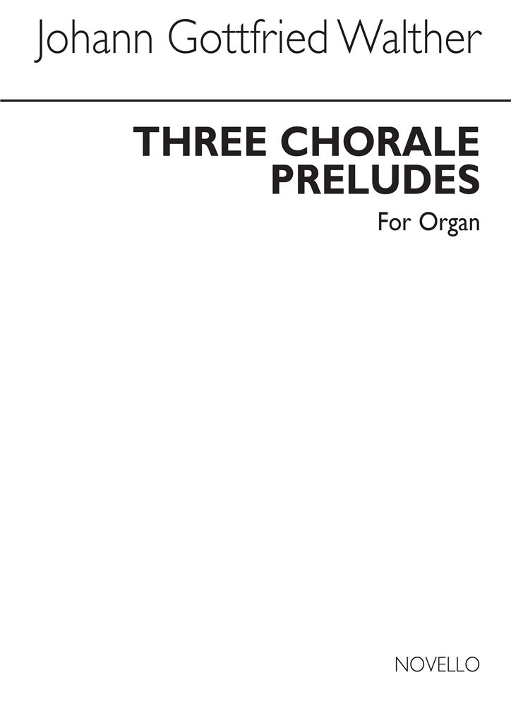 Three Chorale Preludes For