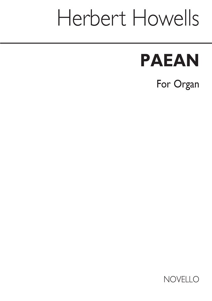 Paean-six Pieces For Organ No.6