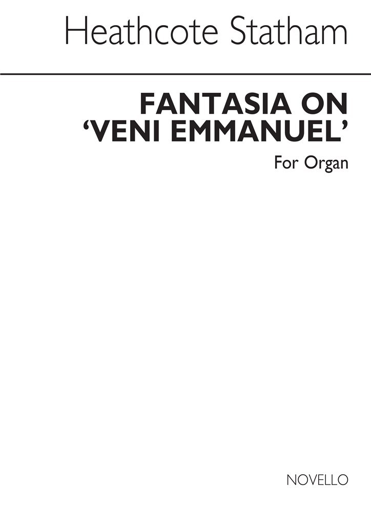 Statham Fantasia On Veni Emmanuel Organ