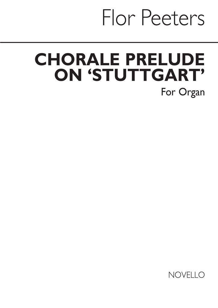 Chorale Prelude On 'Stuttgart' Organ