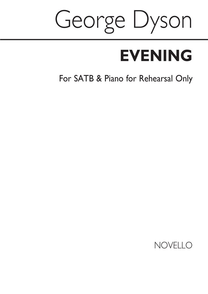 G Evening (For Rehearsal Only)