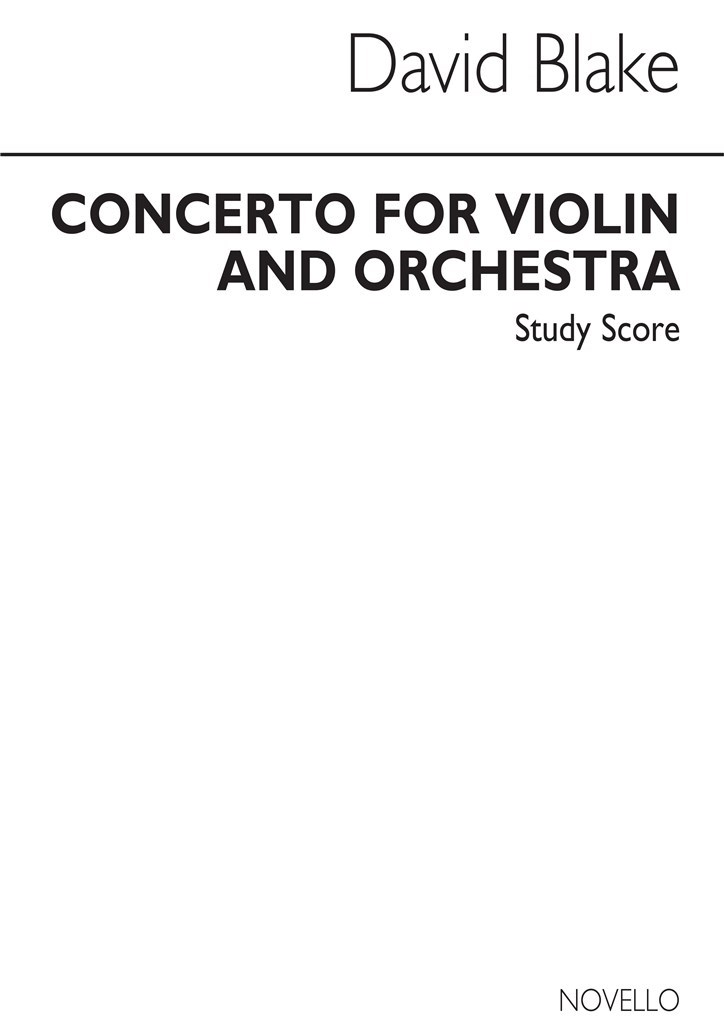 Concerto For Violin