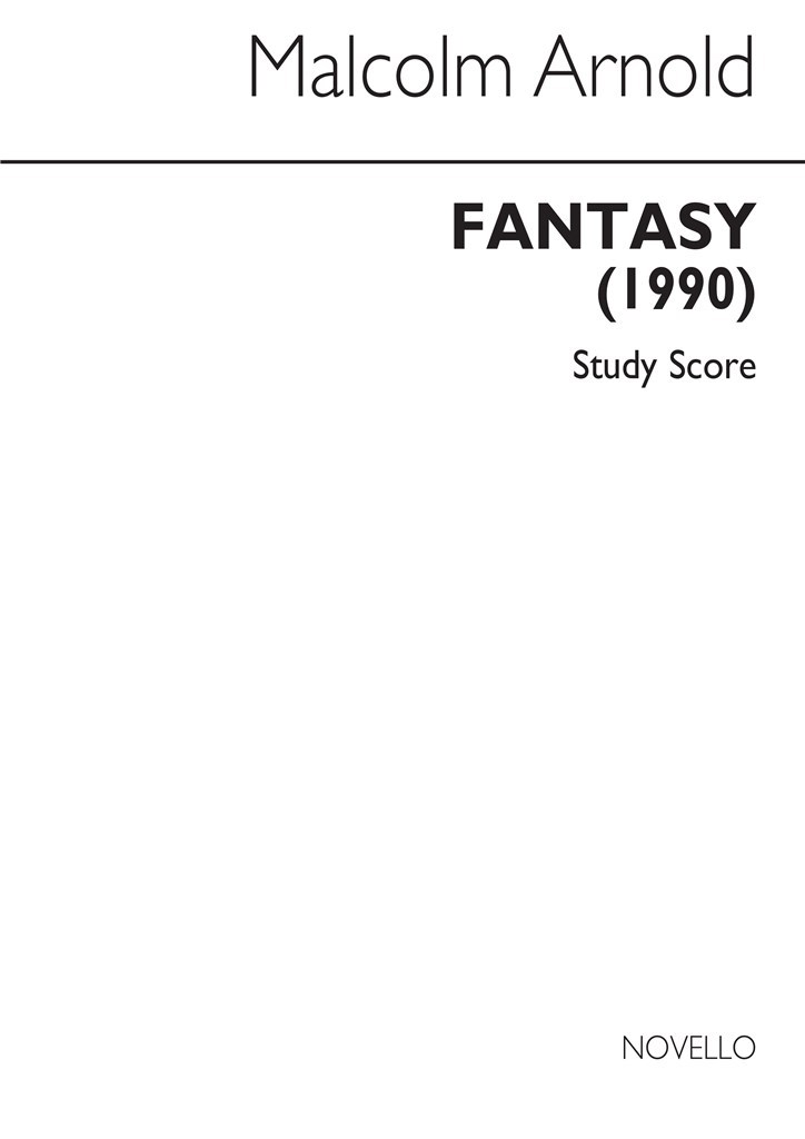 Fantasy For Recorder And String Quartet Op.140
