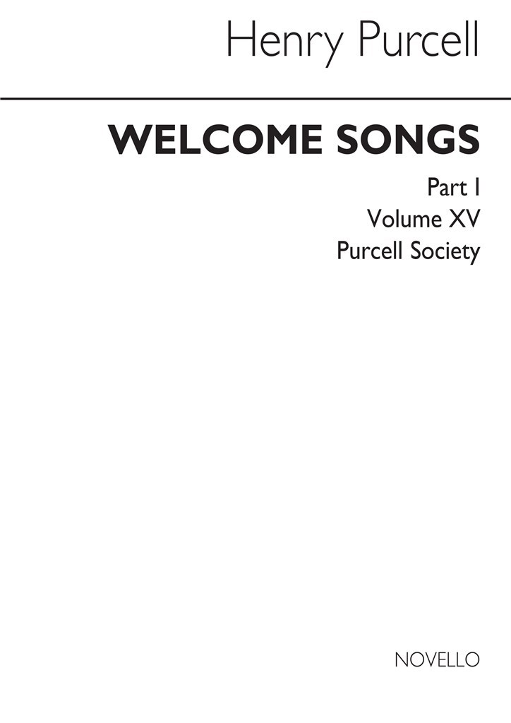 Purcell Society Volume 15