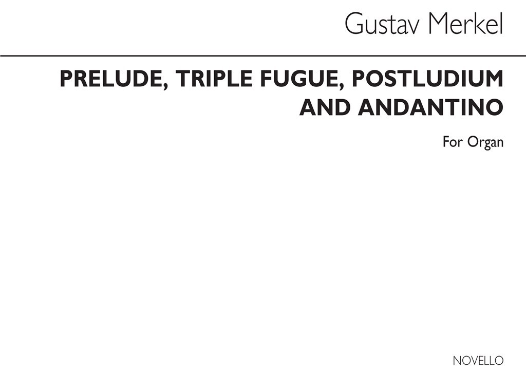 Prelude Triple Fugue Postludium And Andantino
