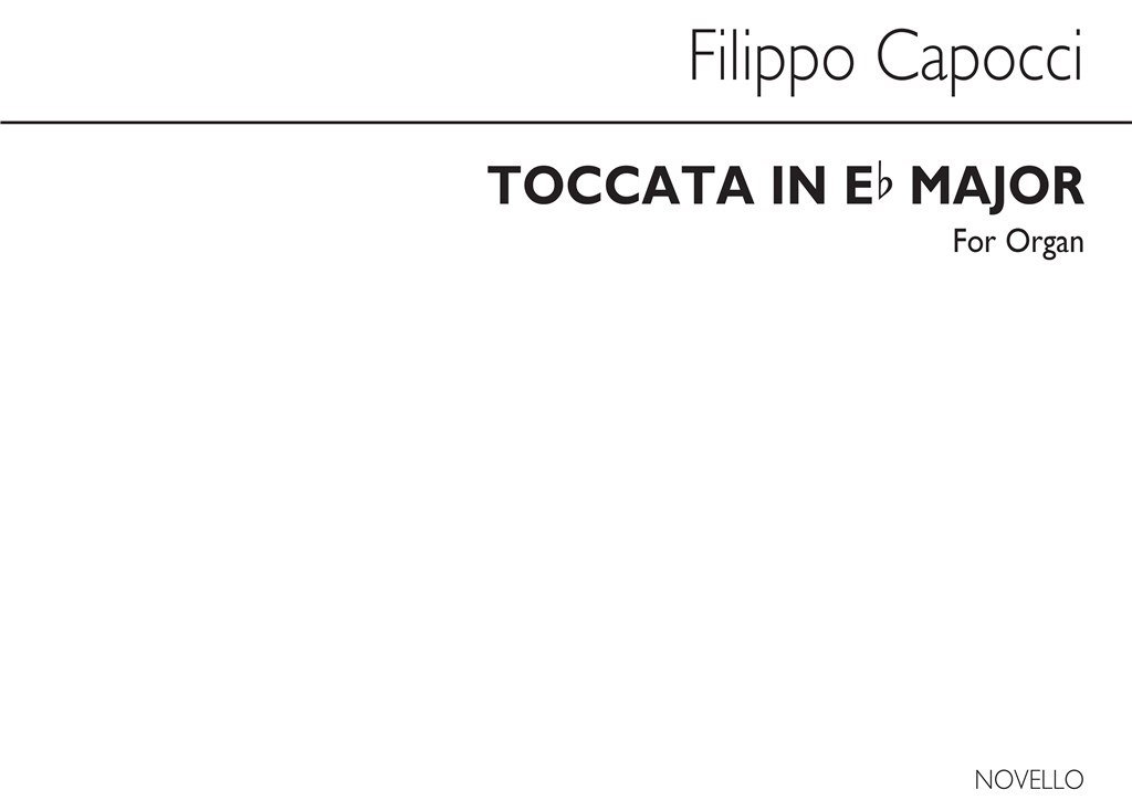 Toccata In E Flat Major (Organ)