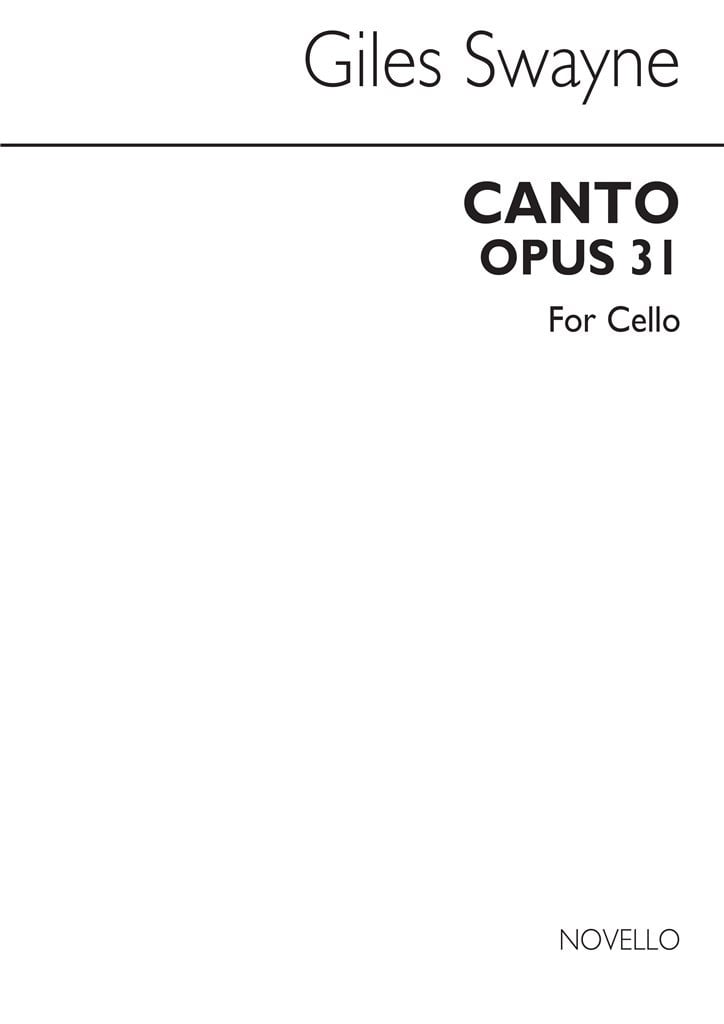 Canto For Cello