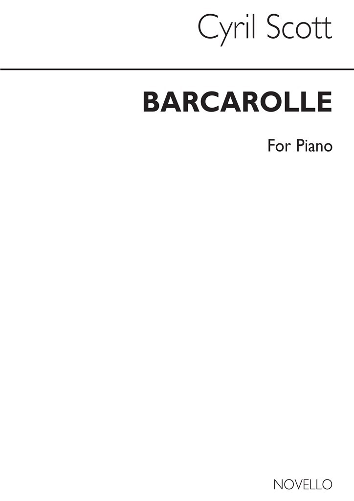Barcarolle for Piano
