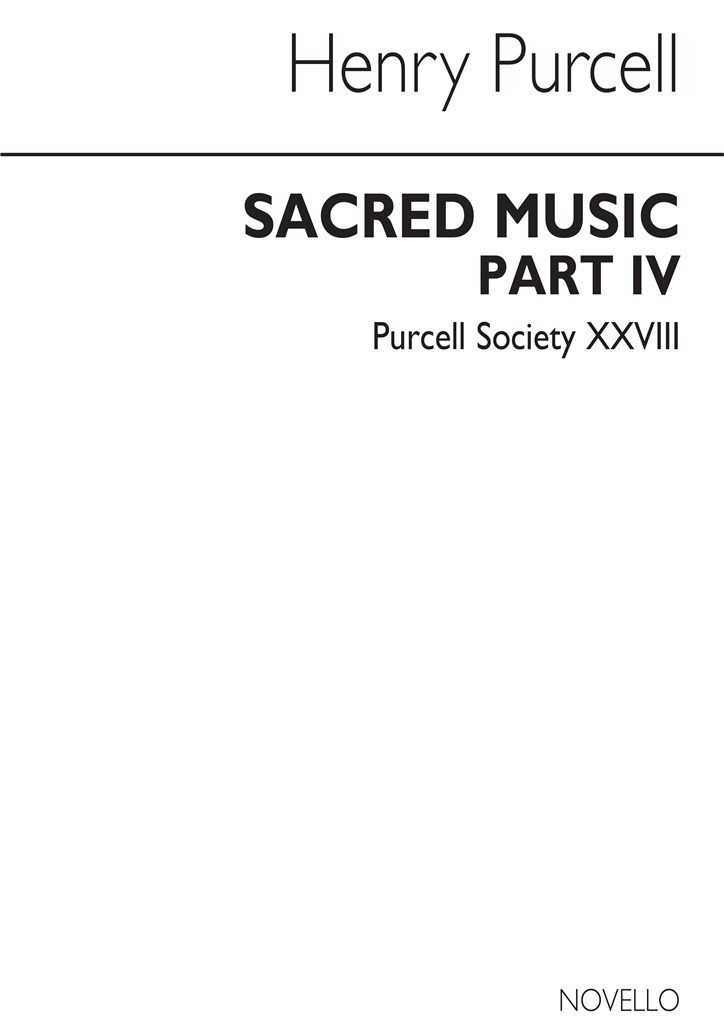 Purcell Society Volume 28