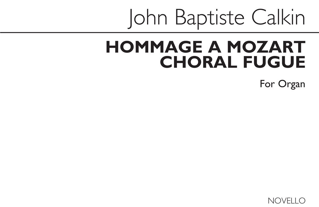 Hommage A Mozart And Choral Fugue For
