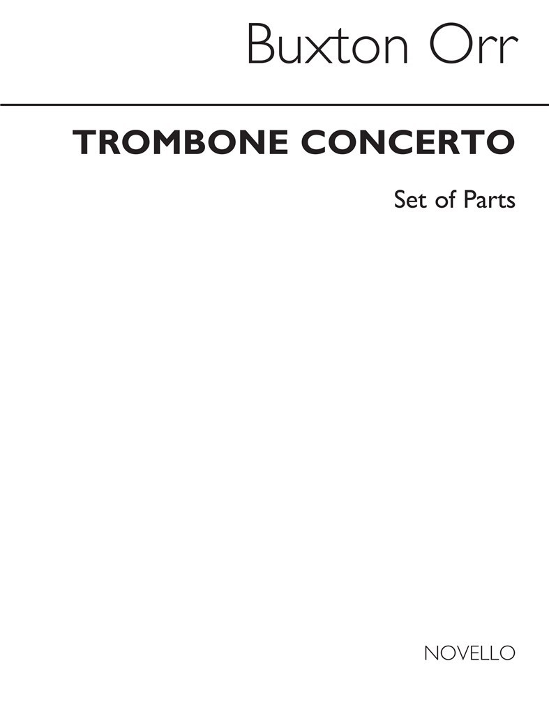 Trombone Concerto (Brass Band Parts)