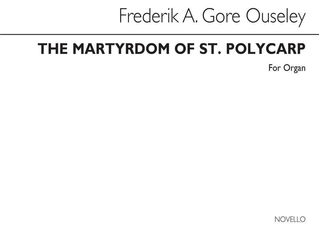 Martyrdom Of St. Polycarp For