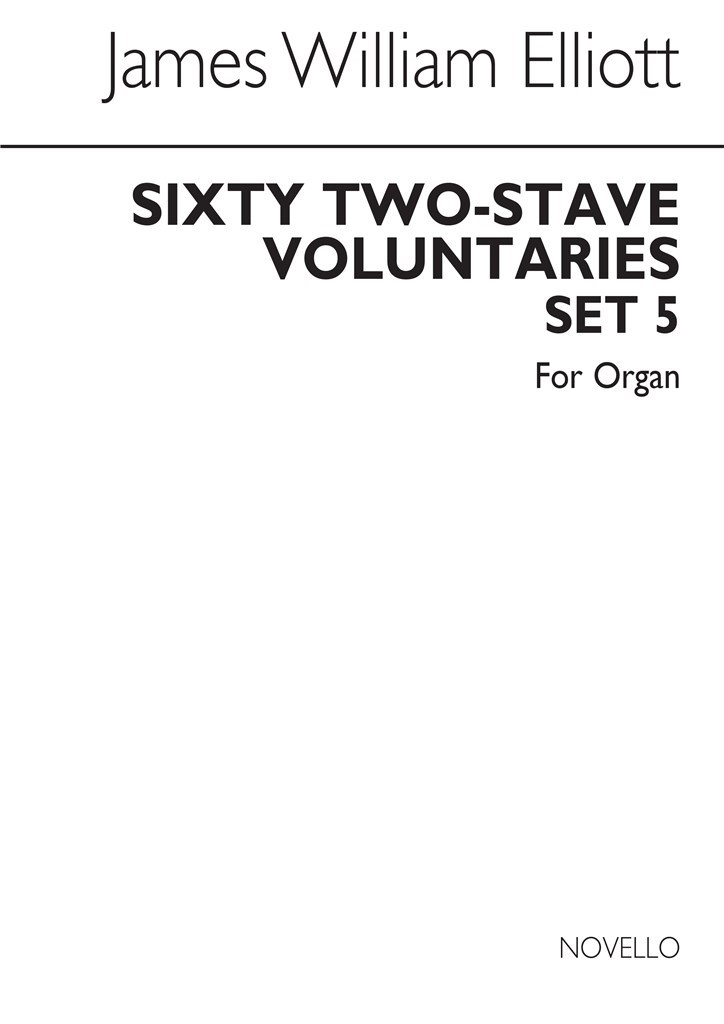 Sixty 2-Stave Voluntaries For Harmonium Set 5