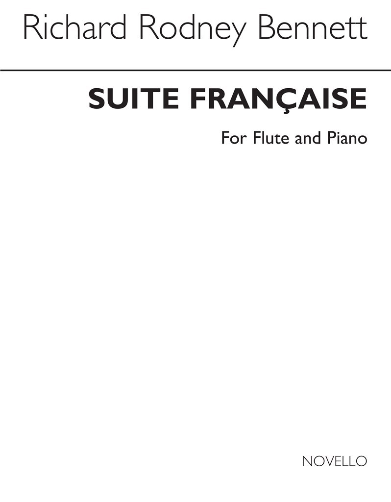 Suite Francaise For Flute And Piano