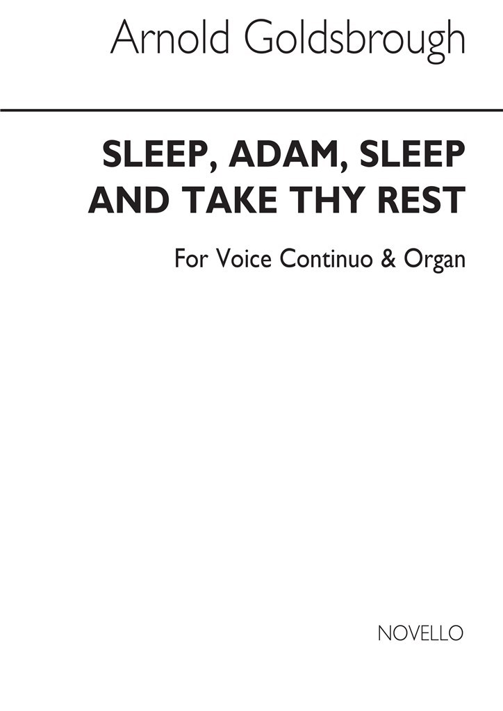 Sleep Adam Sleep And Take Thy Rest