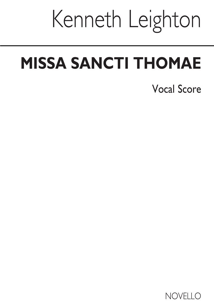 K Missa Sancti Thomae Ssatbb And Organ