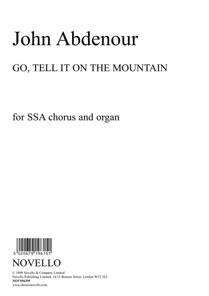 Go Tell It On The Mountain