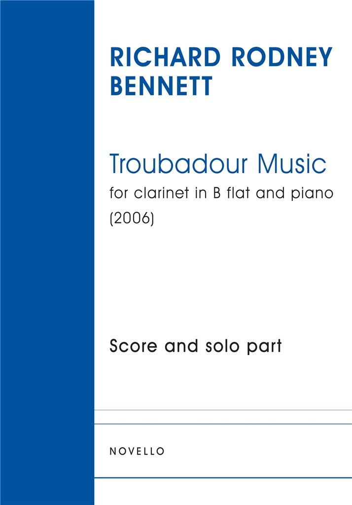 Troubadour Music (Clarinet/Piano)