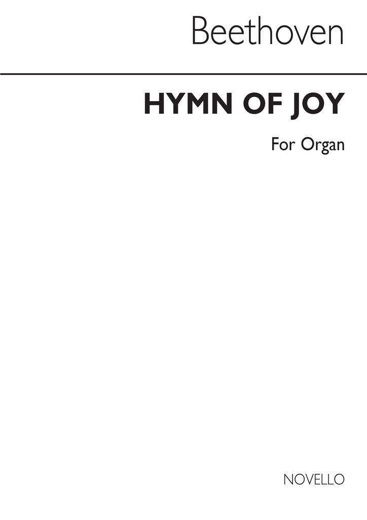 Hymn Of Joy for Organ