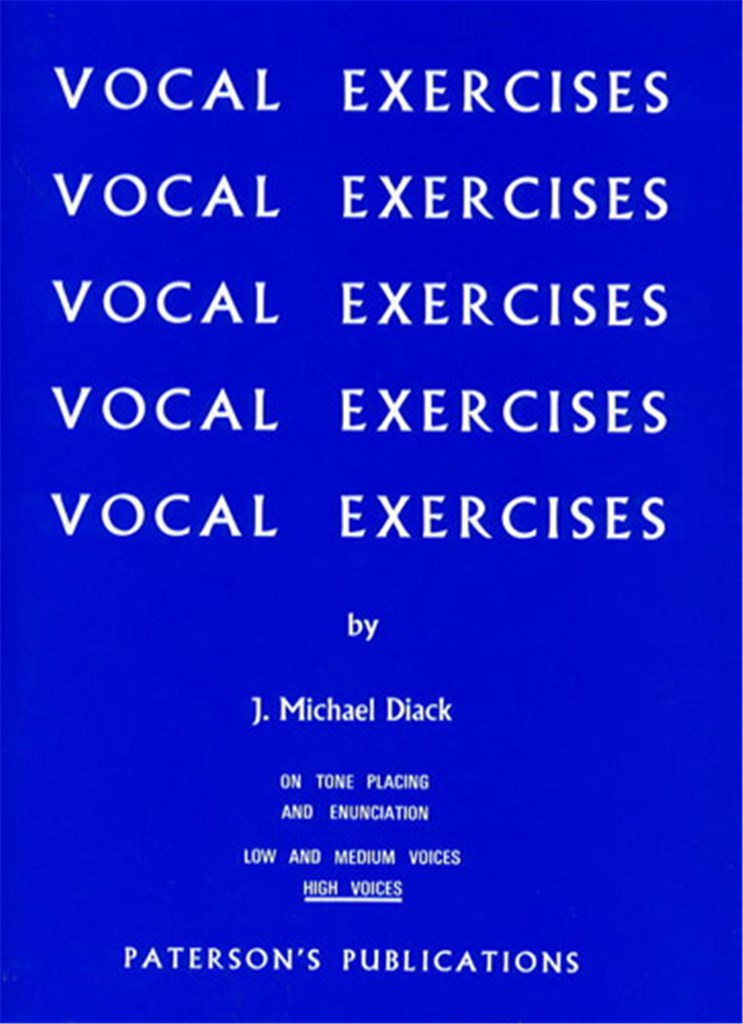 Vocal Exercises On Tone Placing and Enunciation
