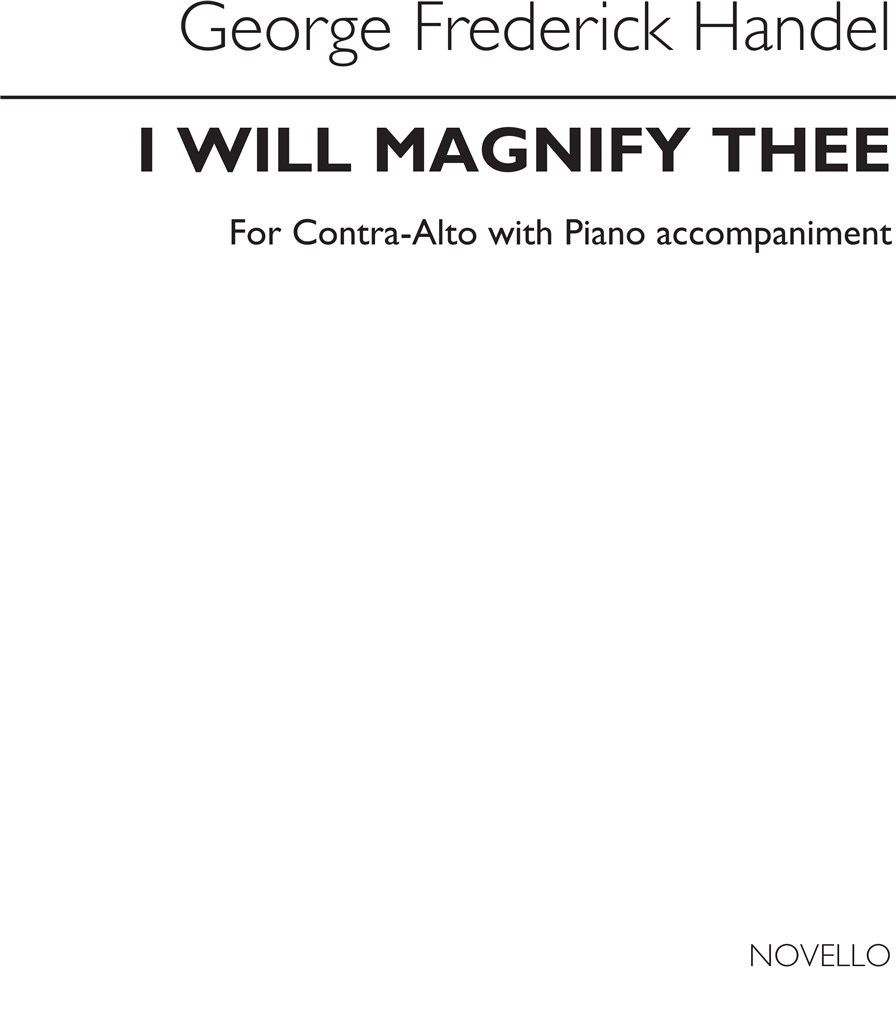 I Will Magnify Thee