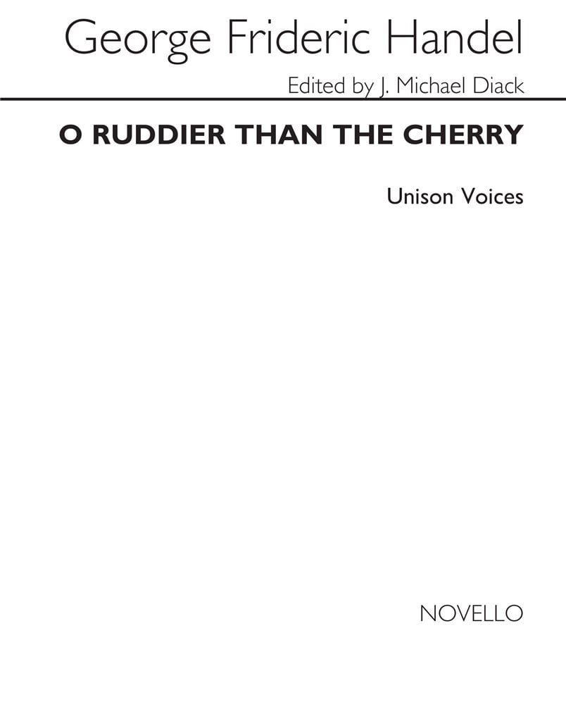 O Ruddier Than The Cherry
