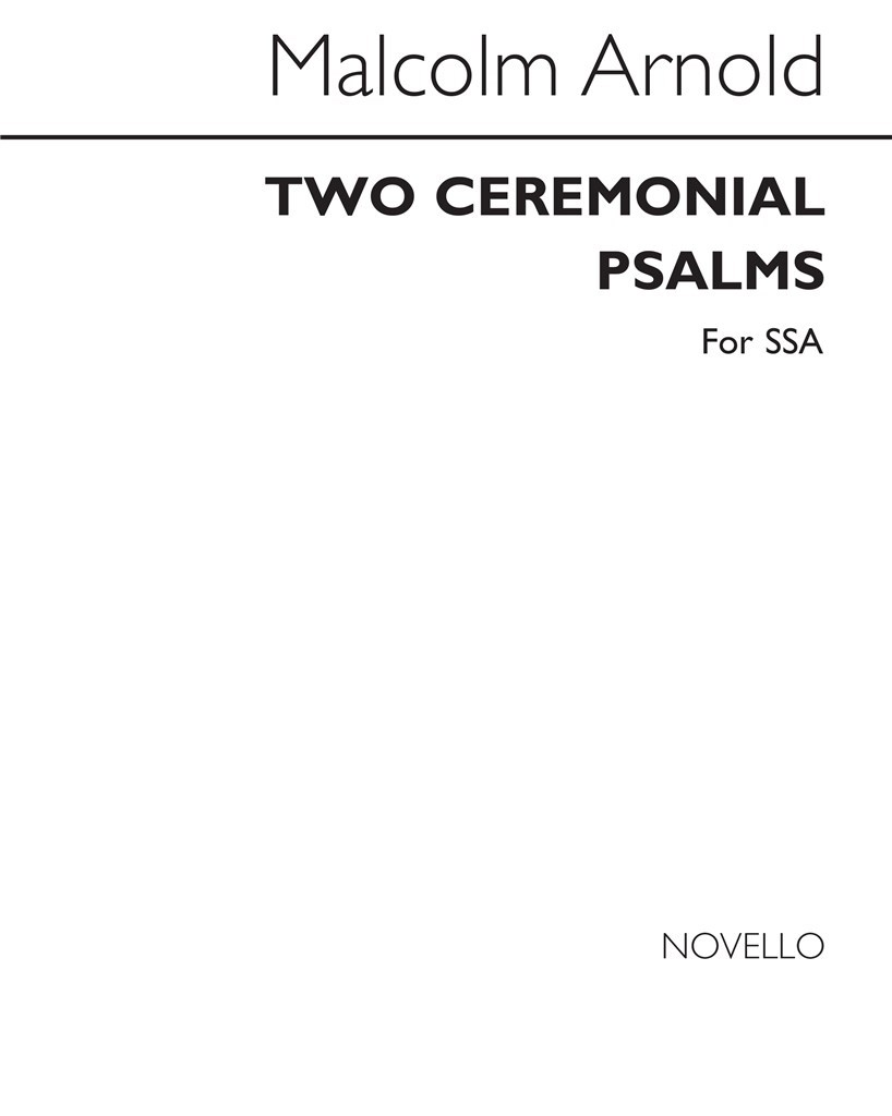 Two Ceremonial Psalms