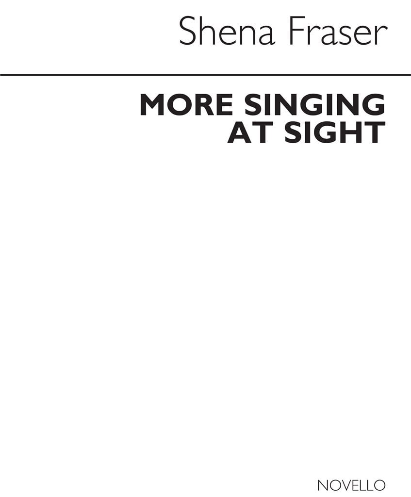 More Singing At Sight