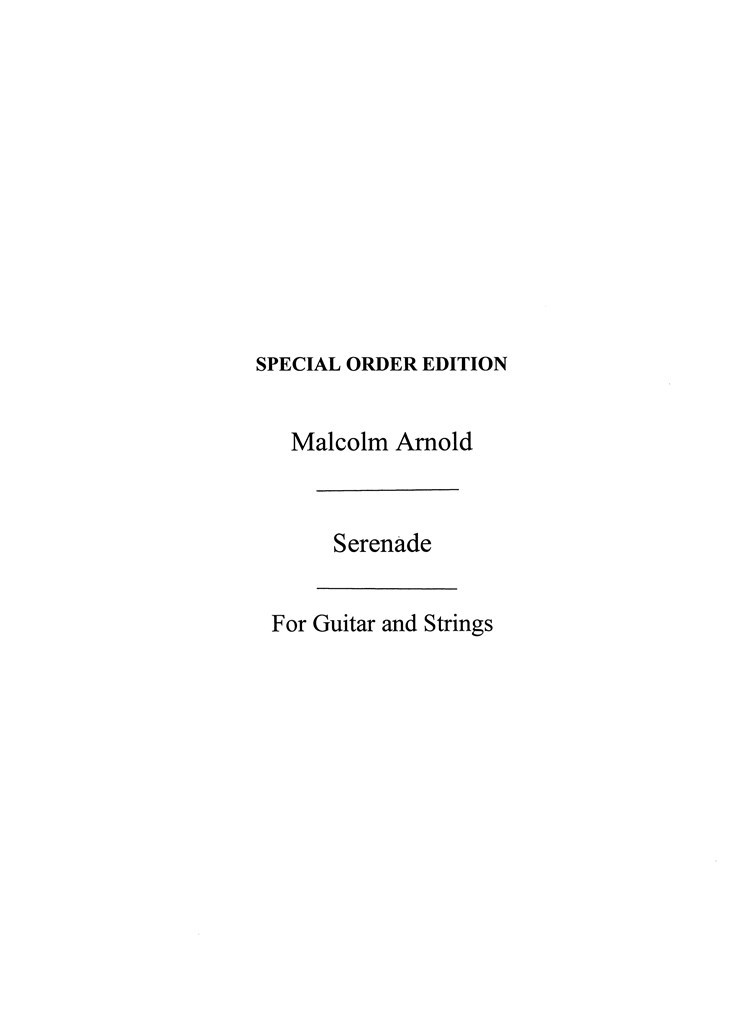 Serenade For Guitar And Strings