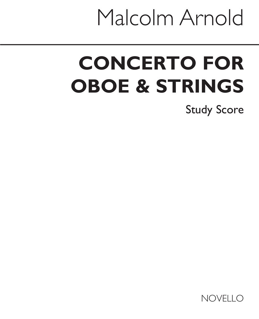 Concerto For Oboe and Strings Op.39