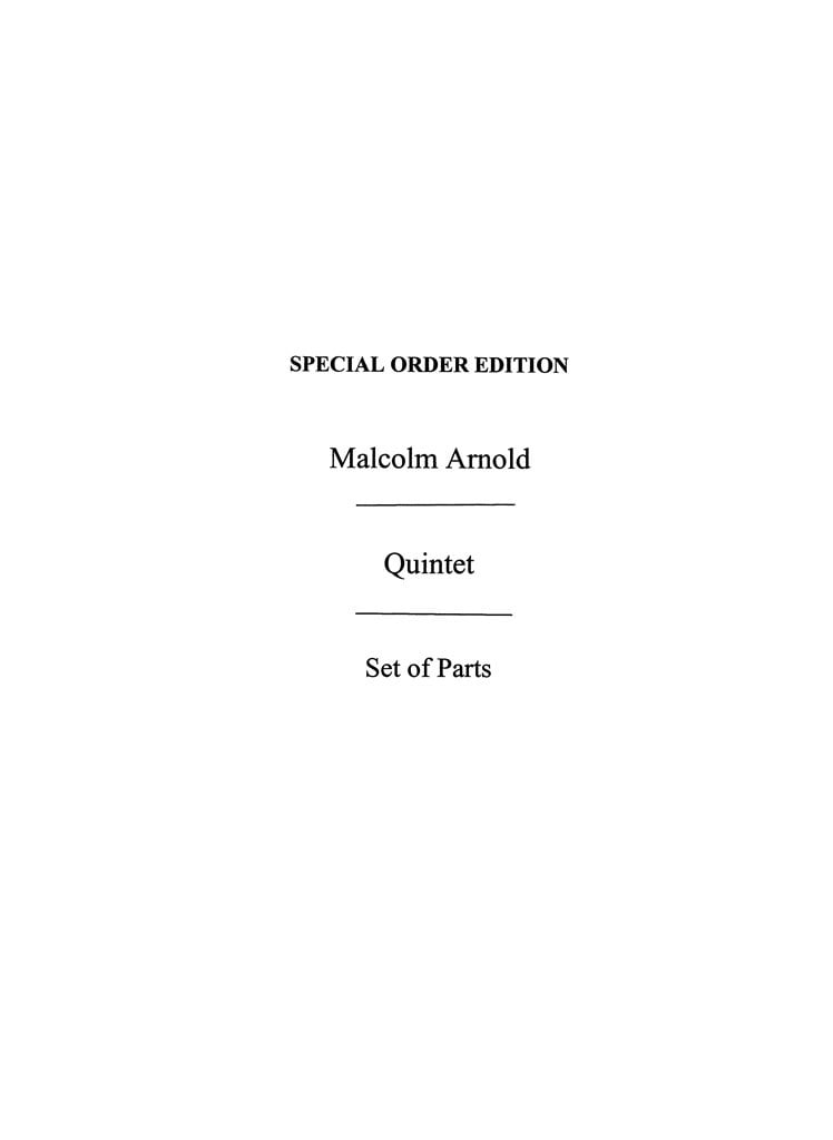 Quintet Op.7