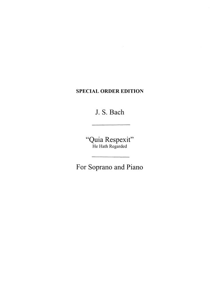Quia Respexit