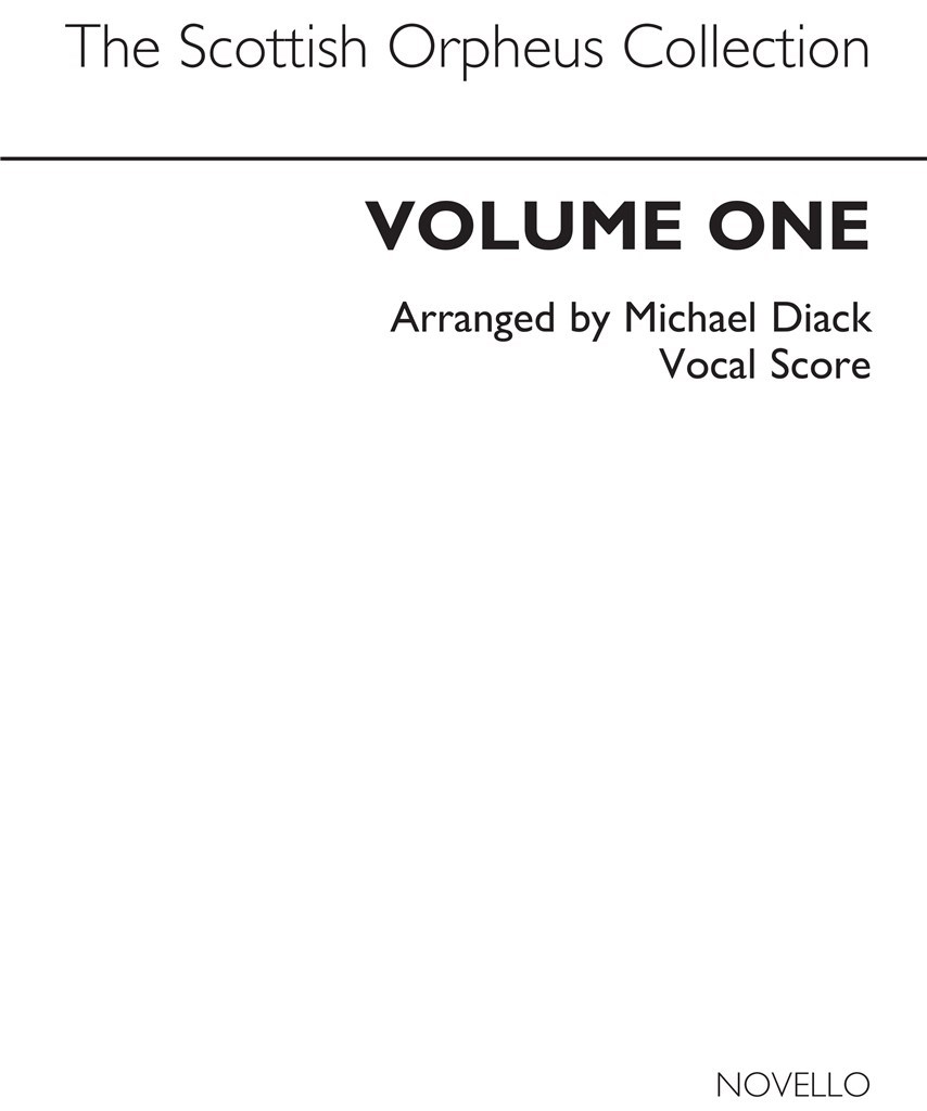 The Scottish Orpheus Collection Volume 1