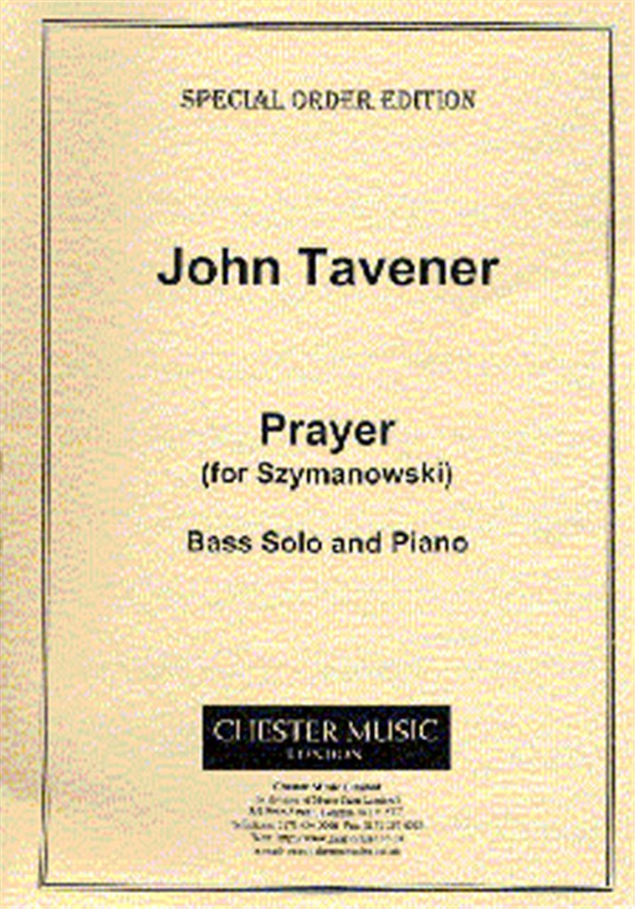 Prayer (For Szymanowski)