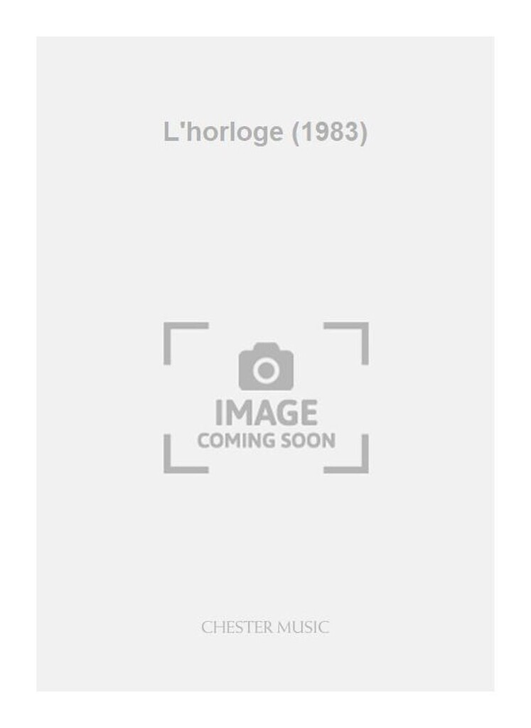 L'horloge (1983)