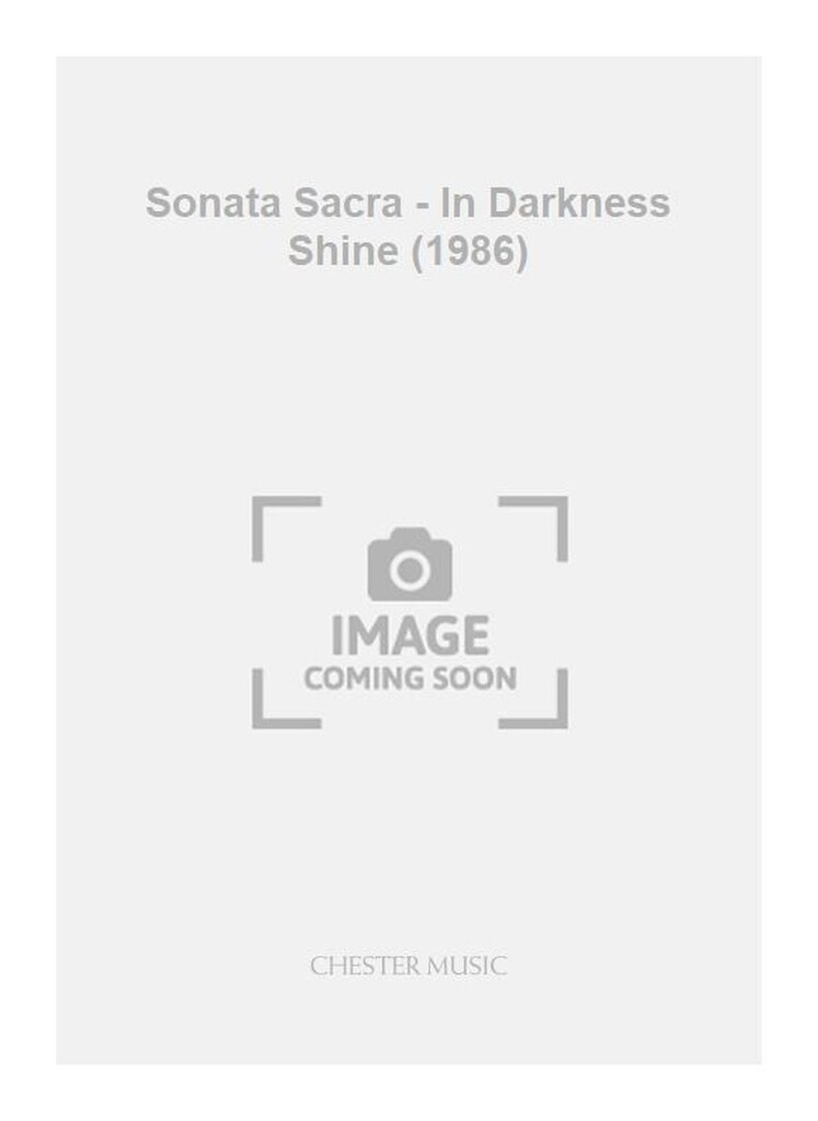 Sonata Sacra - In Darkness Shine (1986)
