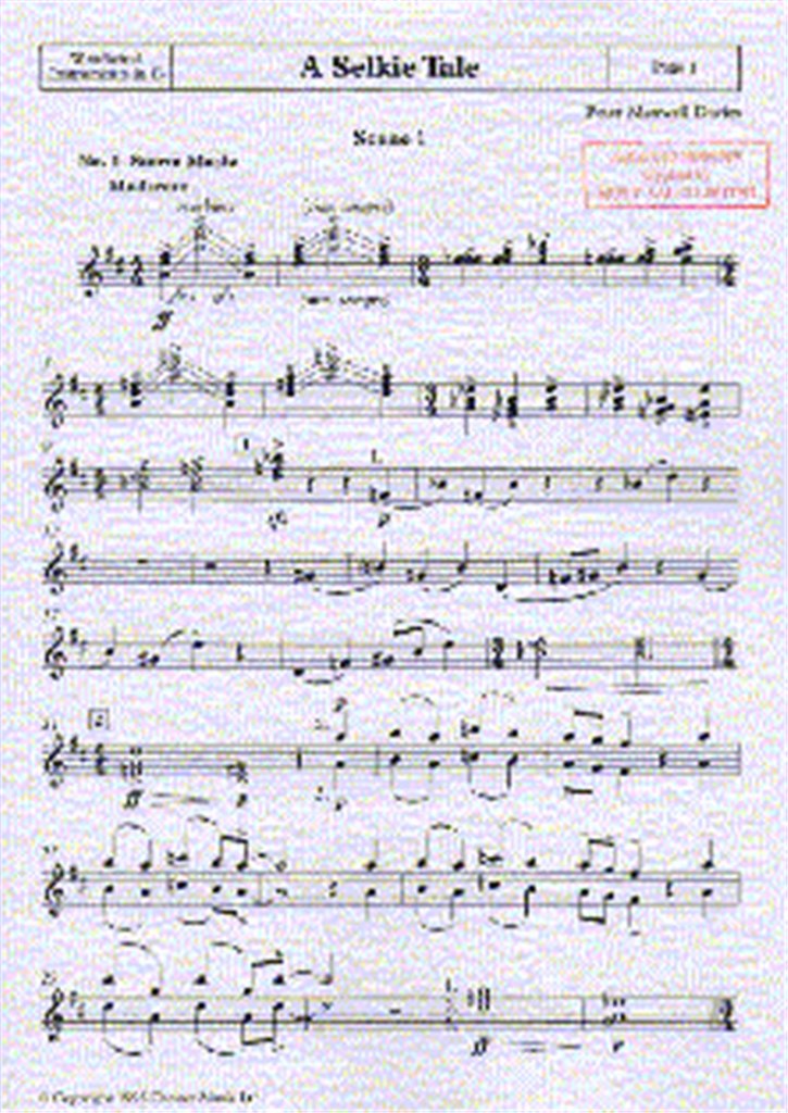 A Selkie Tale - Woodwind Instruments in Bb