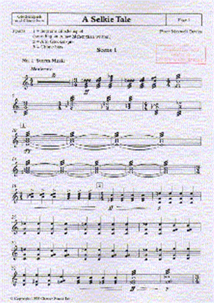A Selkie Tale - Glockenspiel and Chime Bars