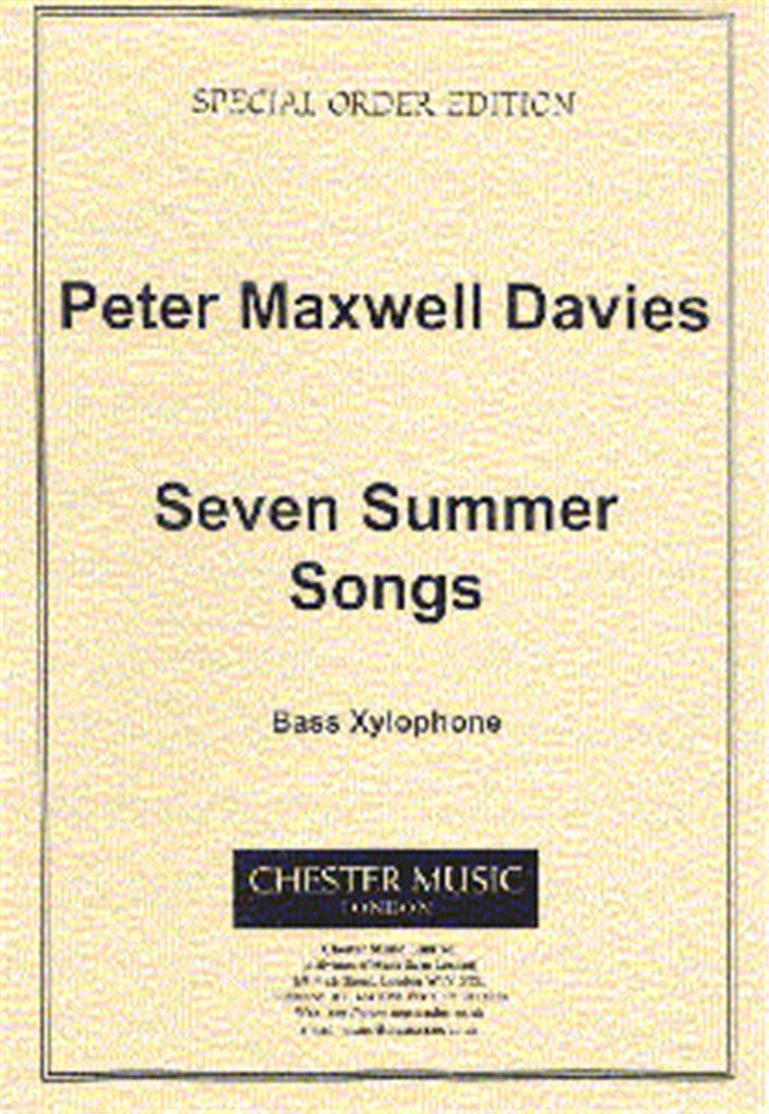 Seven Summer Songs - Bass Xylophone