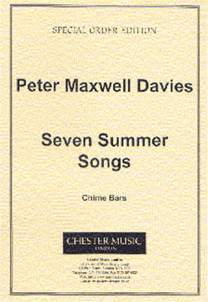 Seven Summer Songs - Chime Bars