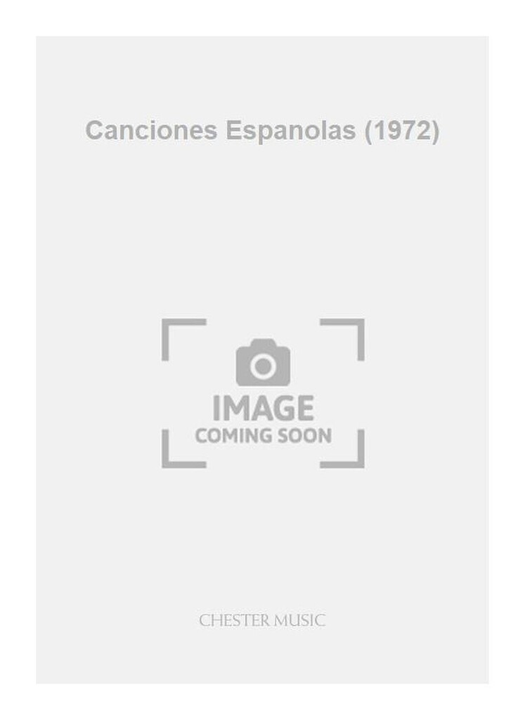 Canciones Espanolas (1972)