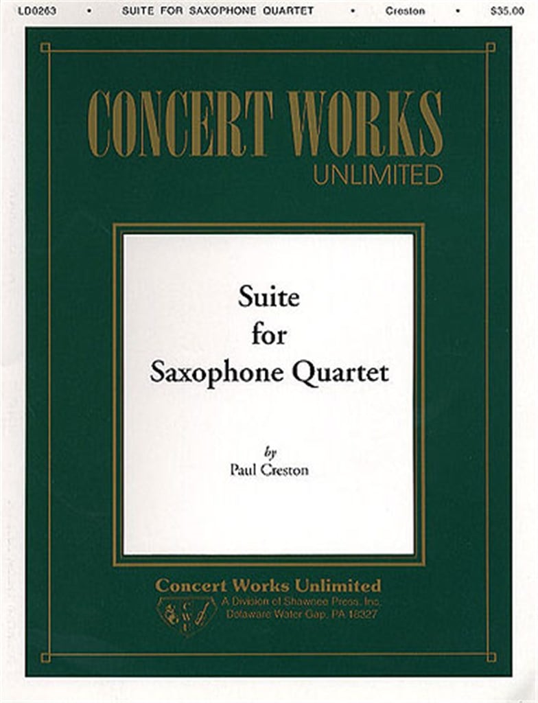 Suite For Saxophone Quartet