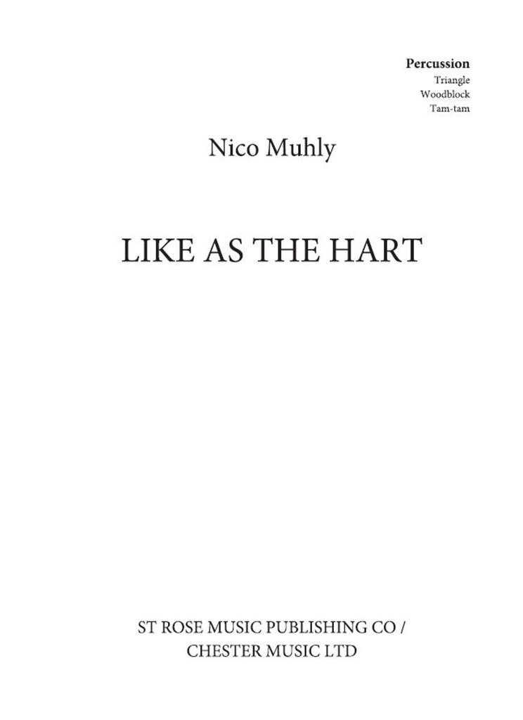 Like As The Hart