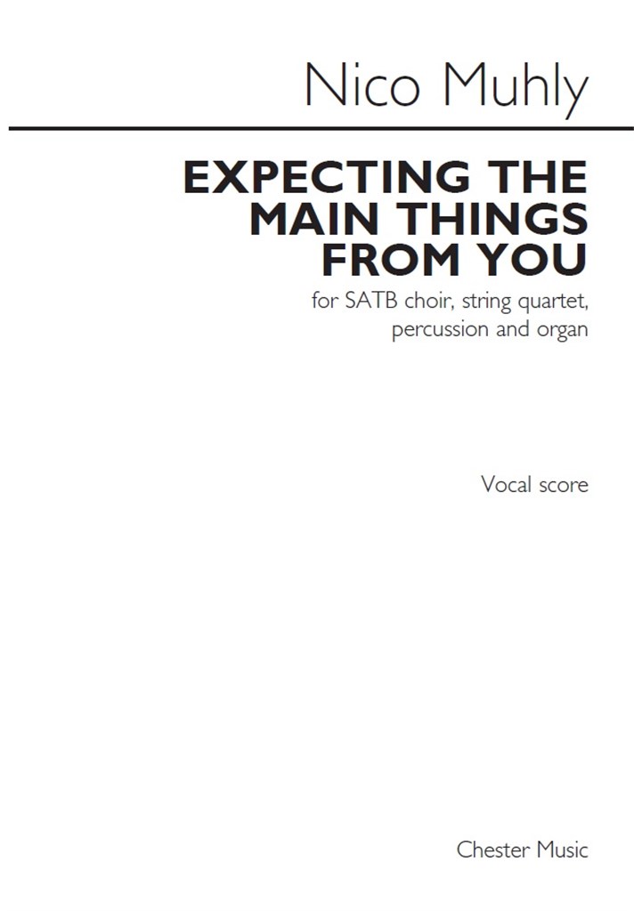 Expecting The Main Things From You
