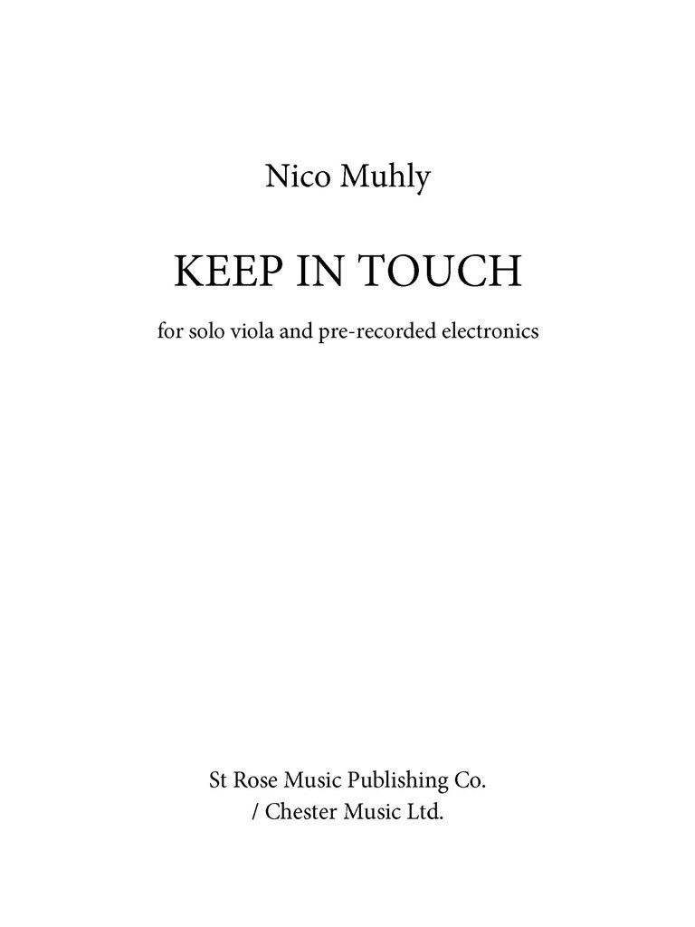 Keep In Touch